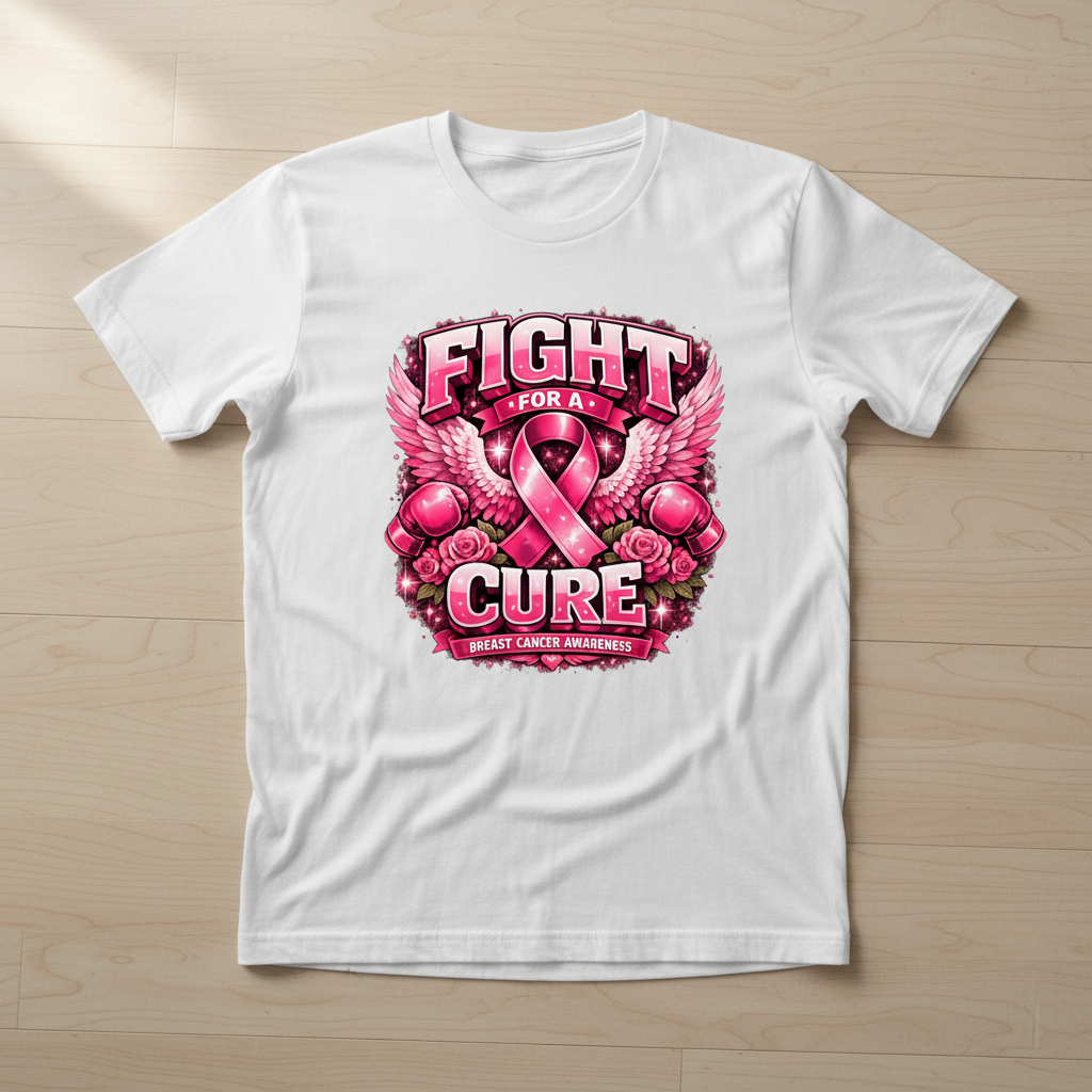 Fight for a Cure White T-Shirt