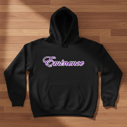 Eminence Purple Rose Lioness Black Hoodie Front