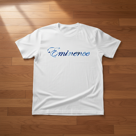 Eminence Blue Rose Lioness White T-Shirt Front