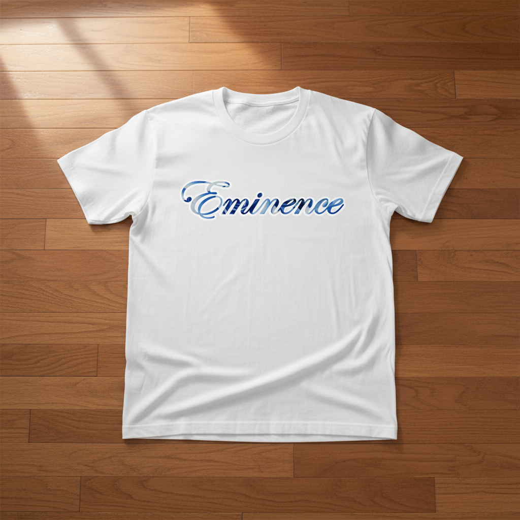Eminence Blue Rose Lioness White T-Shirt Front