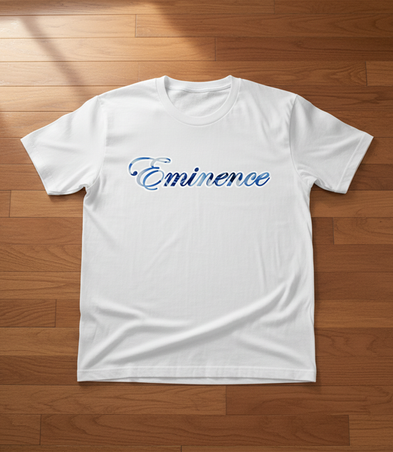 Eminence Blue Rose Lioness White T-Shirt Front