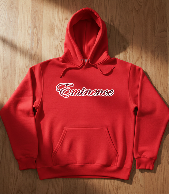 Eminence Red Rose Lioness Red Hoodie Front
