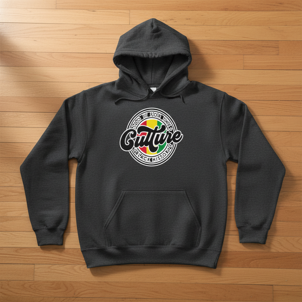 Do It For The Culture Gray Hoodie