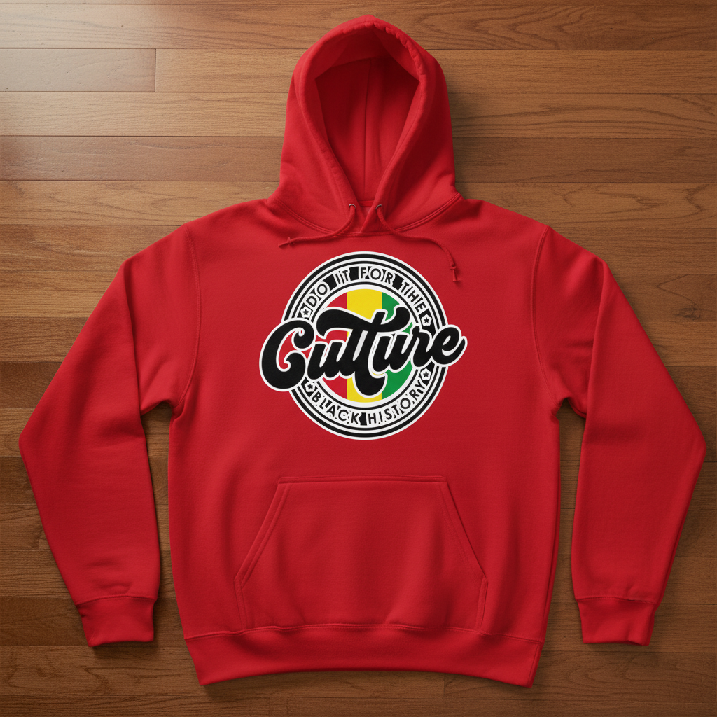 Do It For The Culture Red Hoodie