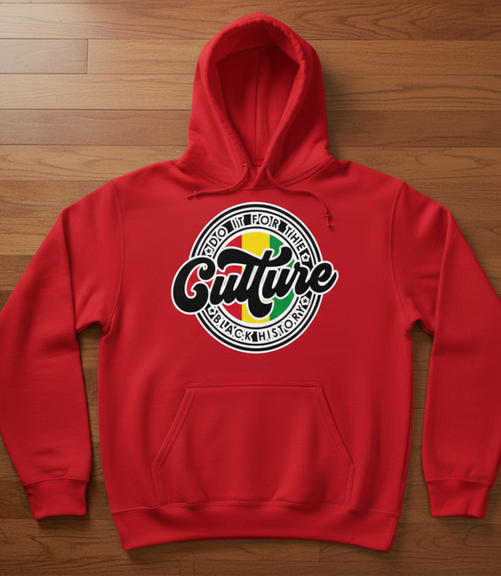 Do It For The Culture Red Hoodie