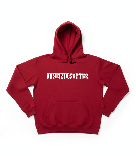 Trendsetter White Hoodie - Red
