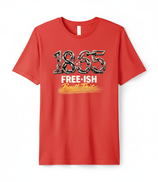 1865 Built This Bright Red T-Shirt