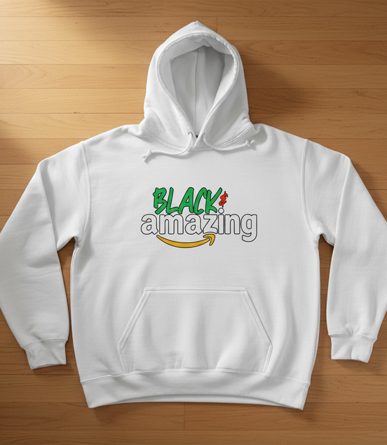 Black & Amazing White Hoodie