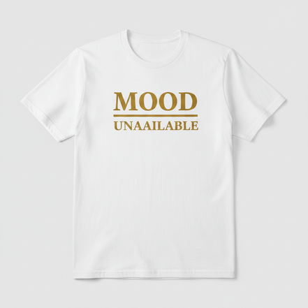 Mood – Unavailable - White/Gold - Front View