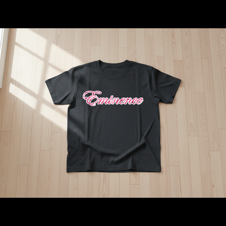 Eminence Pink Rose Lioness Gray T-Shirt Front