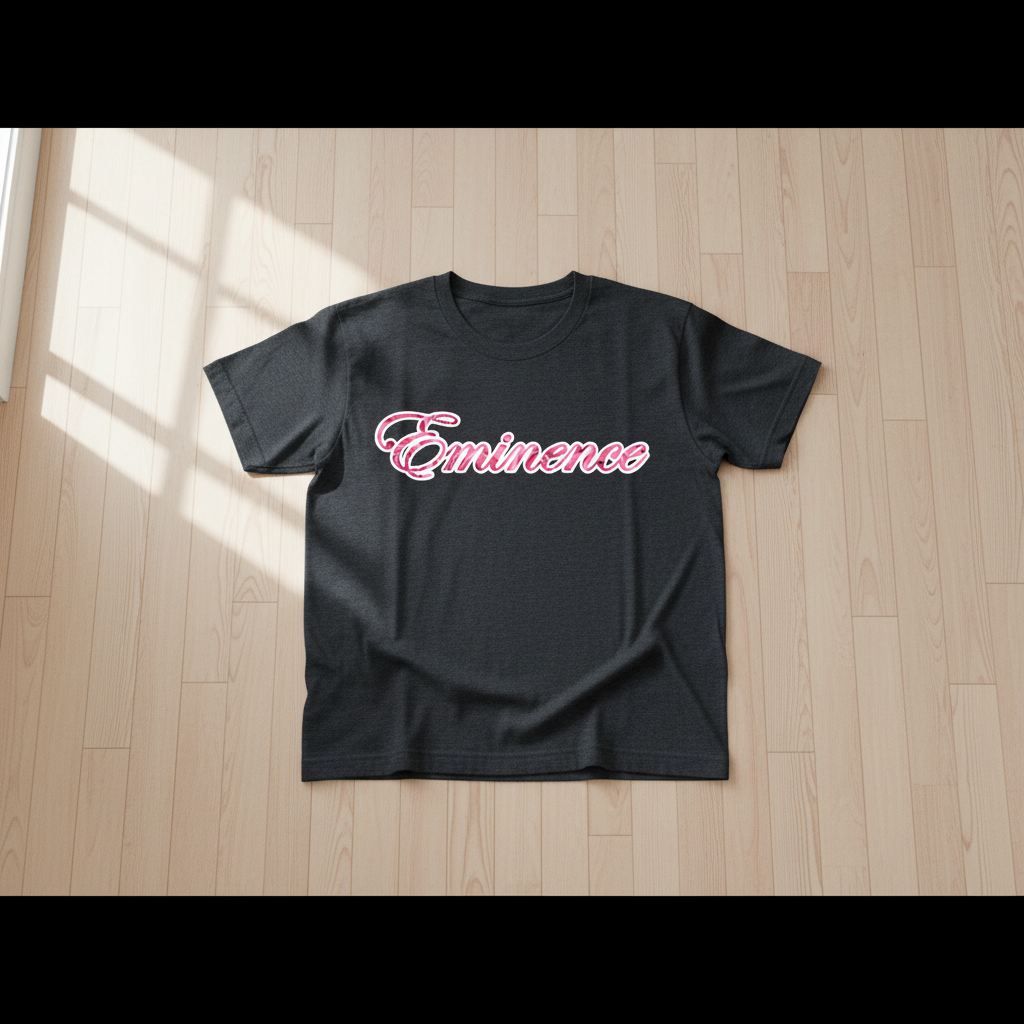 Eminence Pink Rose Lioness Gray T-Shirt Front