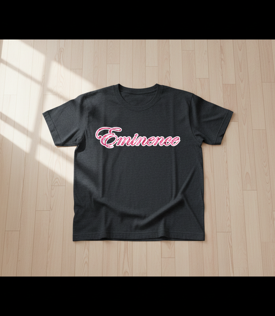 Eminence Pink Rose Lioness Gray T-Shirt Front