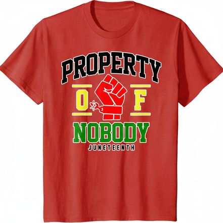 Property of Nobody Bright Red T-Shirt