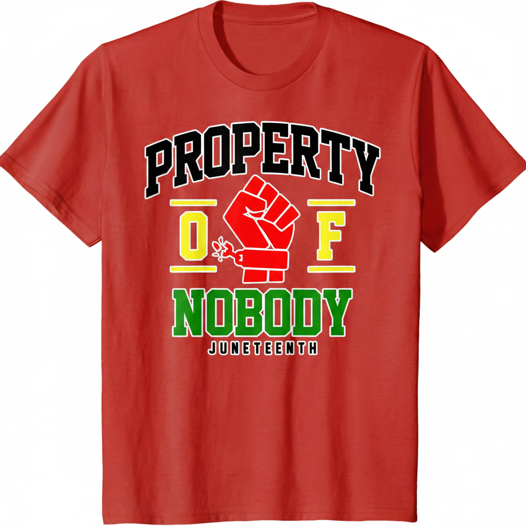 Property of Nobody Bright Red T-Shirt