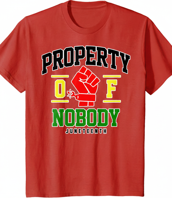 Property of Nobody Bright Red T-Shirt