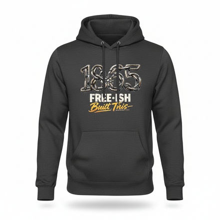 1865 Built This Dark Gray Hoodie