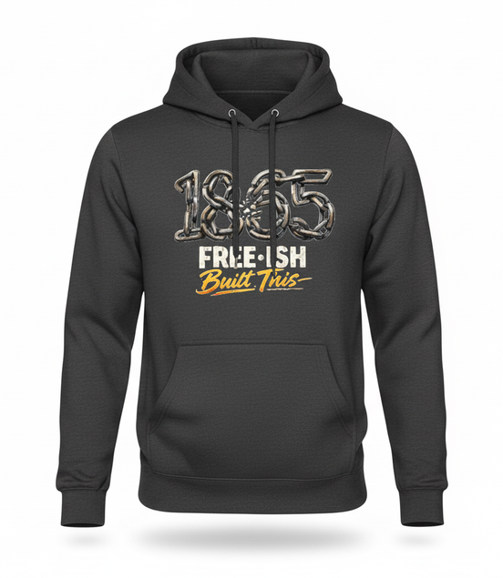 1865 Built This Dark Gray Hoodie