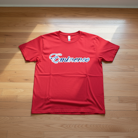 Eminence Blue Rose Lioness Red T-Shirt Front