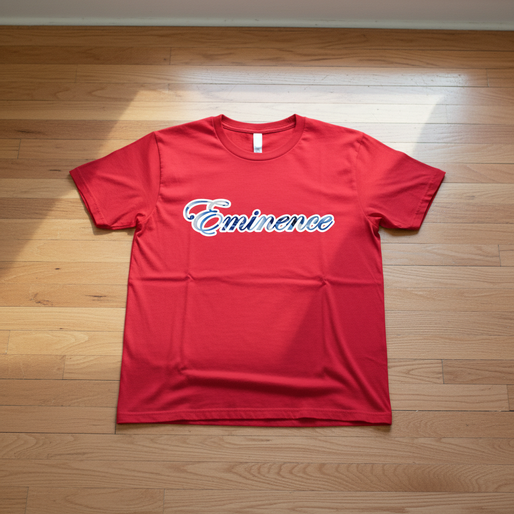 Eminence Blue Rose Lioness Red T-Shirt Front