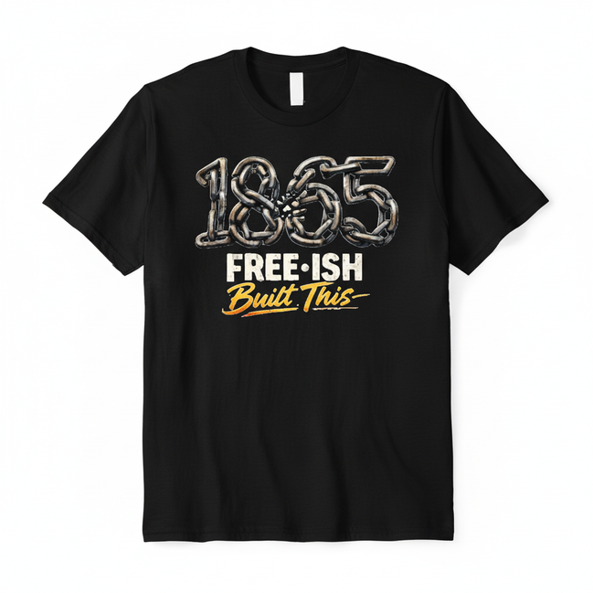 1865 Built This Black T-Shirt