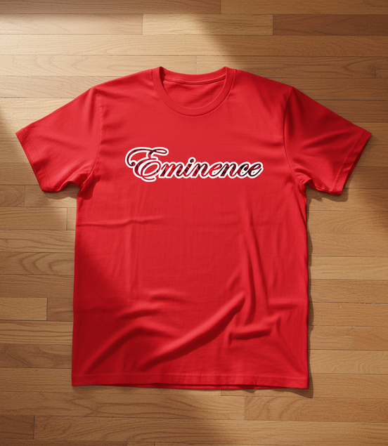 Eminence Red Rose Lioness Red T-Shirt Front