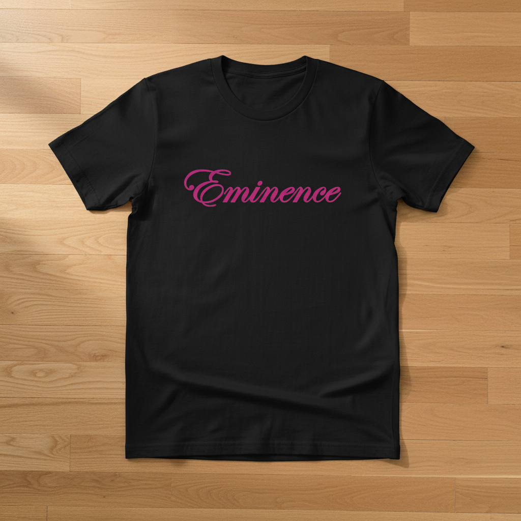 Eminence Purple Lioness Black T-Shirt Front