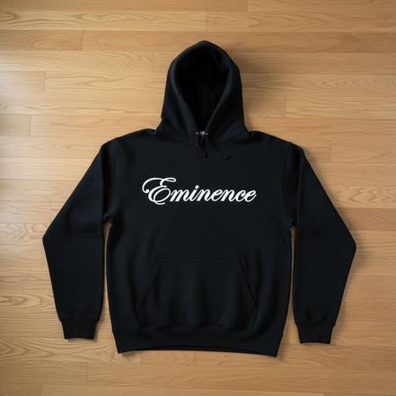 Eminence White Lioness Black Hoodie Front