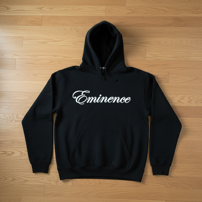 Eminence White Lioness Black Hoodie Front