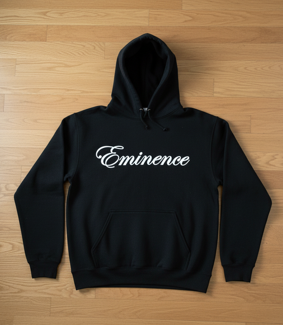 Eminence White Lioness Black Hoodie Front