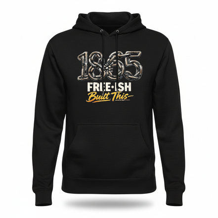 1865 Built This Black Hoodie
