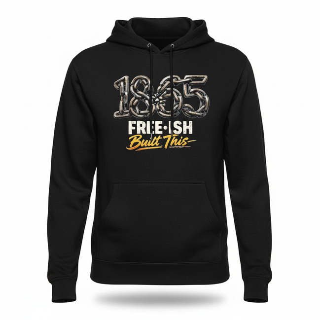 1865 Built This Black Hoodie