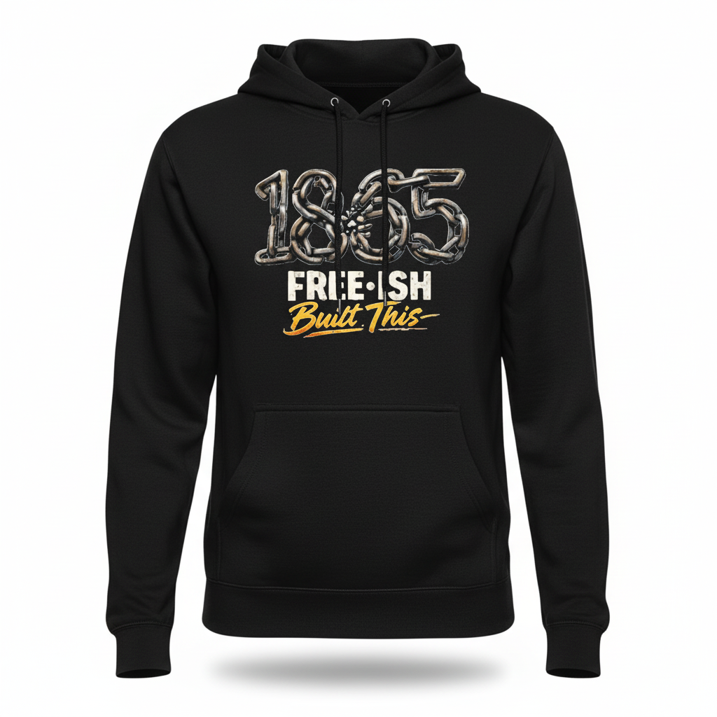 1865 Built This Black Hoodie