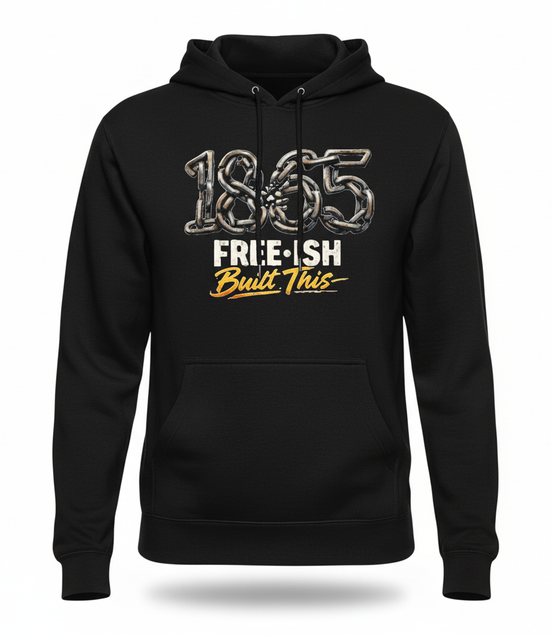 1865 Built This Black Hoodie