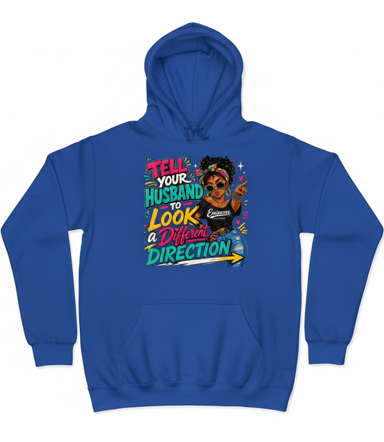 Tell Your Husband - Royal Blue Hoodie